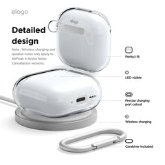 Custodia Trasparente per AirPods 4 in TPU