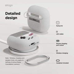 Custodia per AirPods 4 - Game Boy