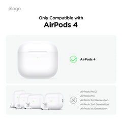 Cover per AirPods 4 - Pager Nero