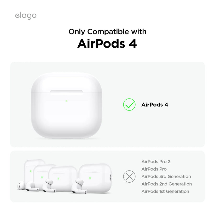 Cover per AirPods 4 - Pager Nero