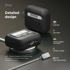 Cover per AirPods 4 - Pager Nero
