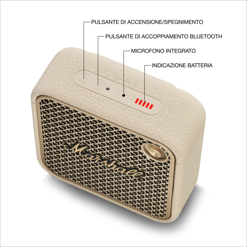 Willen II Altoparlante Portatile - Crema