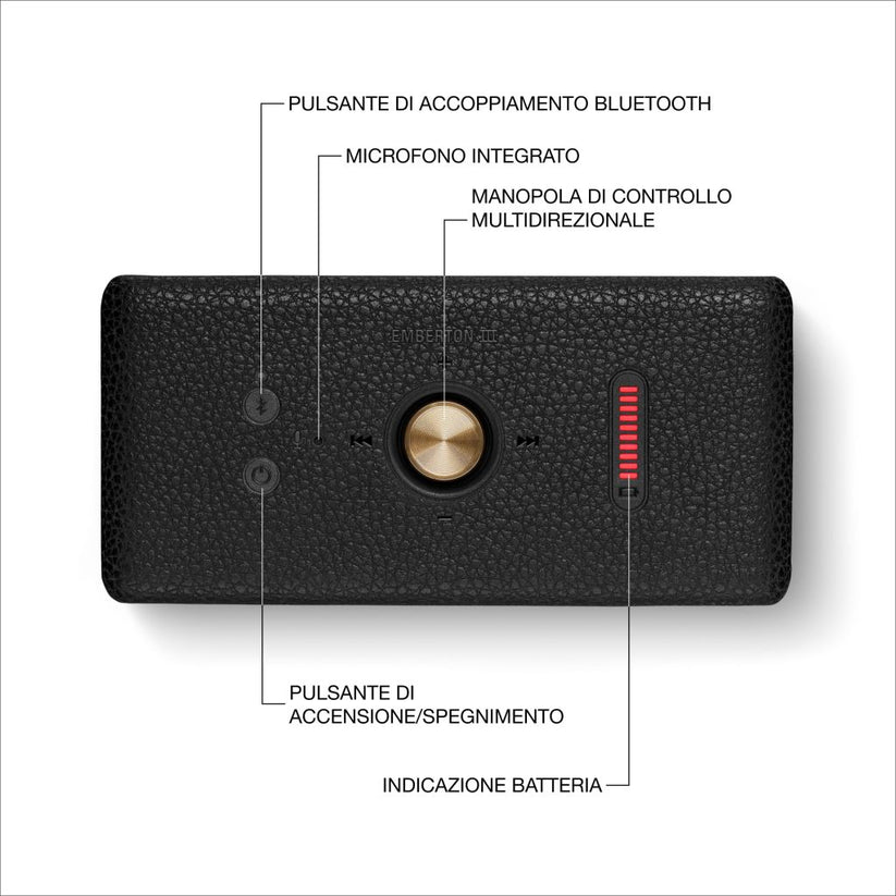 Emberton III Altoparlante Portatile - Nero
