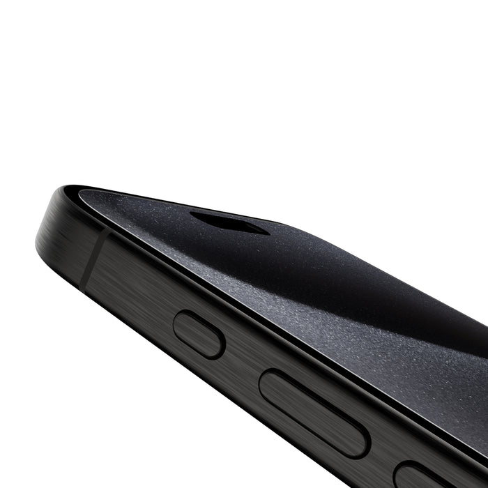 Proteggi schermo UltraGlass 2 antimicrobico per iPhone 16 Pro Max con supporto per l’installazione incluso