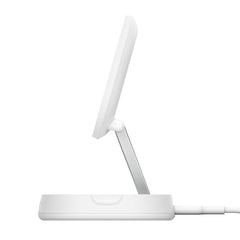 BoostCharge Pro Supporto di ricarica wireless magnetica convertibile con Qi2 (15 W) - Bianco