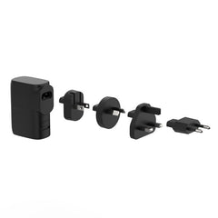 Caricabatteria da muro e da viaggio 25w + 5k Powerbank - Nero