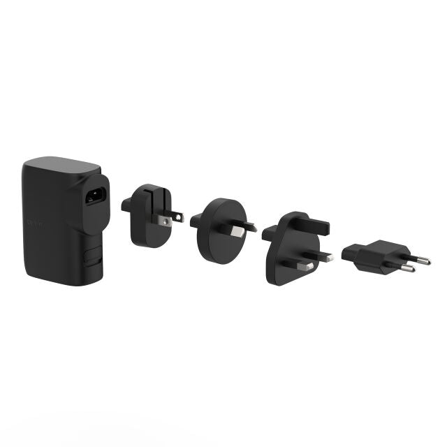 Caricabatteria da muro e da viaggio 25w + 5k Powerbank - Nero