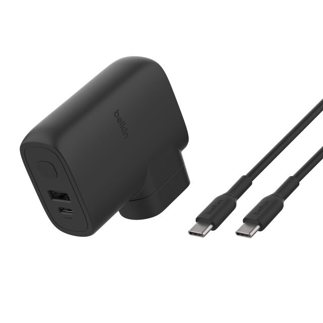 Caricabatteria da muro e da viaggio 25w + 5k Powerbank - Nero