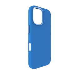 Cover Tunit Soft Touch per iPhone 16 compatibile MagSafe - Blu