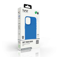 Cover Tunit Soft Touch per iPhone 16 Plus compatibile MagSafe - Blu