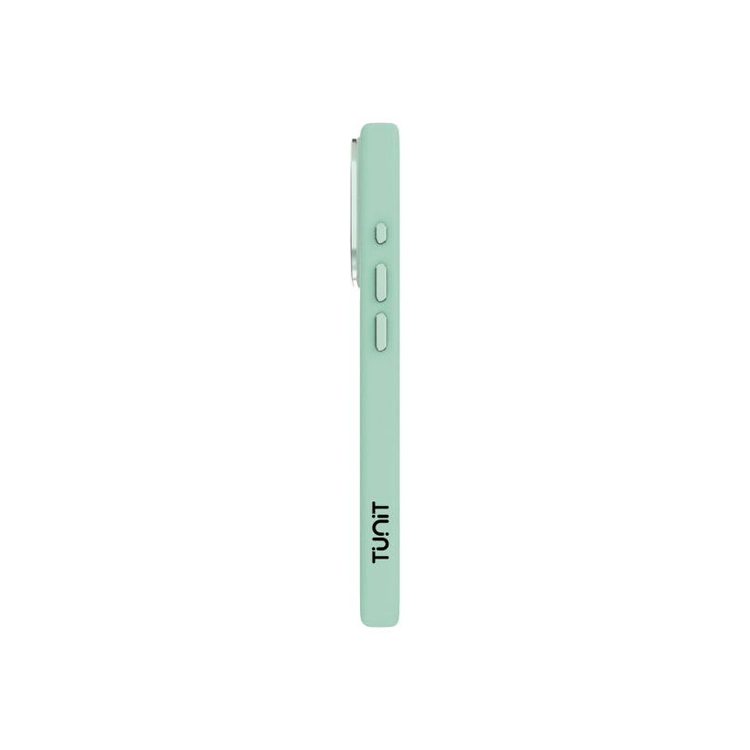 Cover menta per iPhone 16 Pro Tunit Soft Touch compatibile con MagSafe