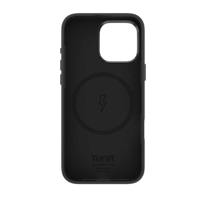 Cover Tunit Soft Touch per iPhone 16 Pro Max compatibile MagSafe - Nero