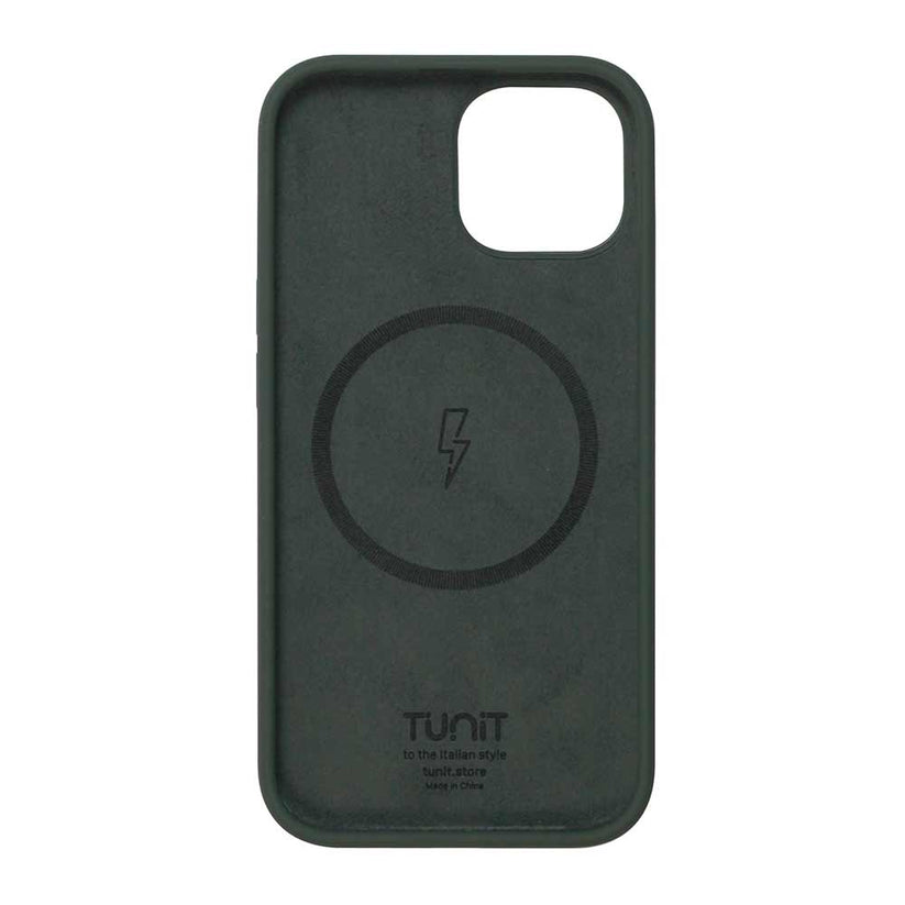 Cover compatibile MagSafe per iPhone 15 - Verde bosco