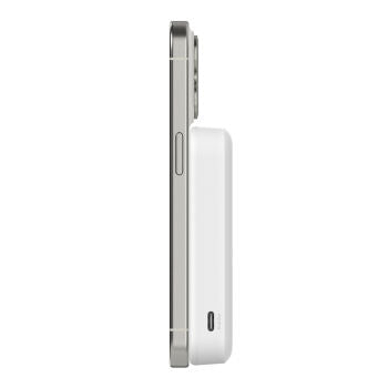 BoostCharge Pro - Power Bank Magnetico con Qi2 15W 8K - Bianco