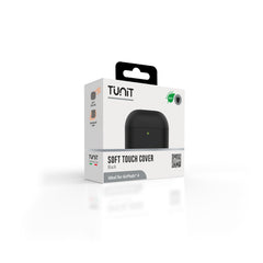 Cover Soft Touch nera per AirPods 4