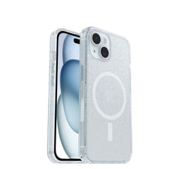Custodia Symmetry Clear MagSafe per iPhone 16e e iPhone 15/14/13 - Glitter trasparente