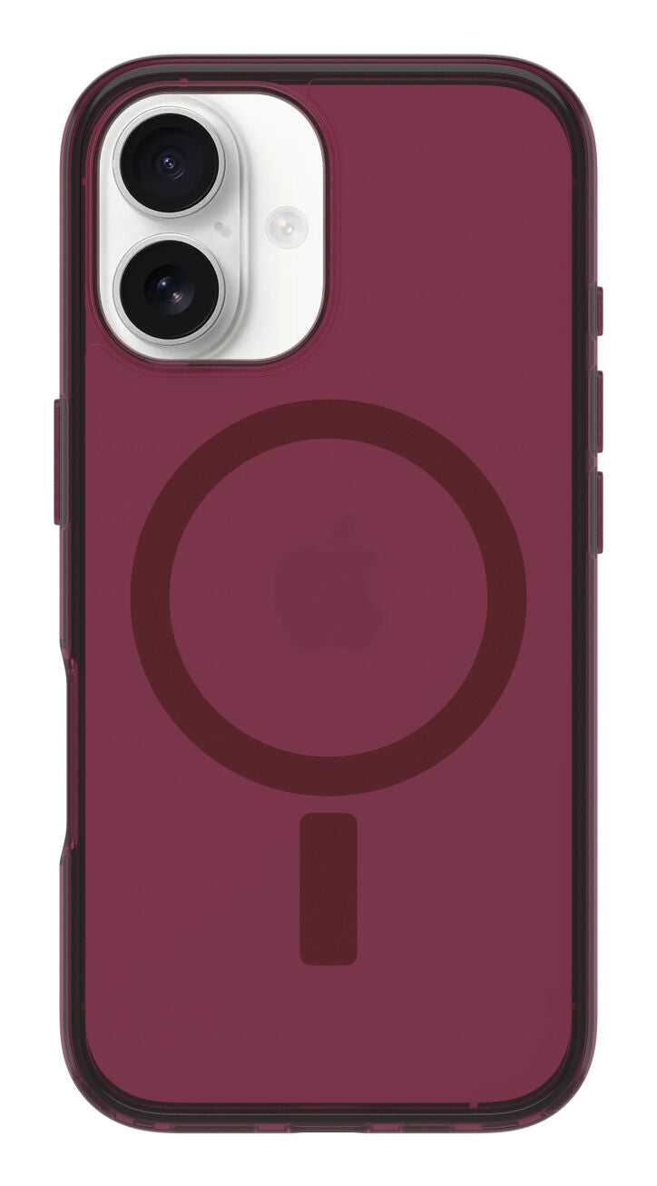 Custodia Symmetry Clear Magsafe per iPhone 16 - Bordeaux