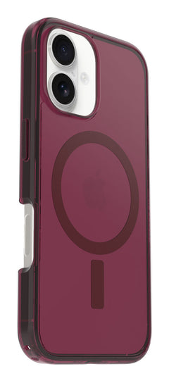 Custodia Symmetry Clear Magsafe per iPhone 16 - Bordeaux