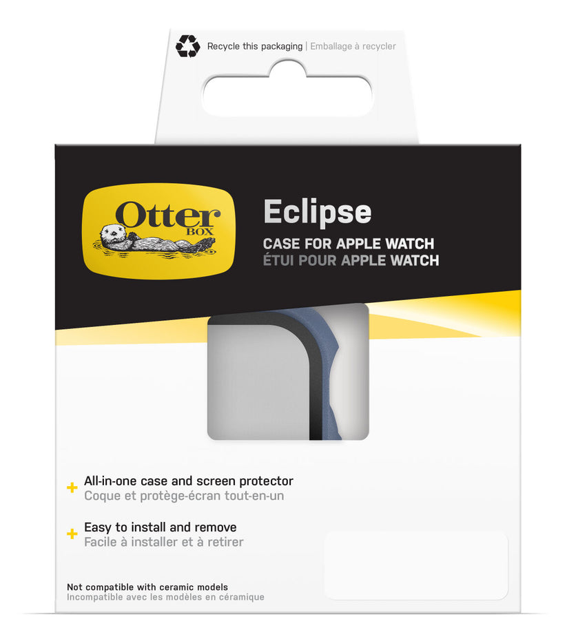 Custodia OtterBox Eclipse con protezione schermo per Apple Watch Series 10 42mm - Blu Jeans