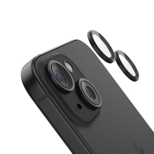 Belkin TemperedGlass - Protezione per la fotocamera di iPhone 15 e 15 Plus