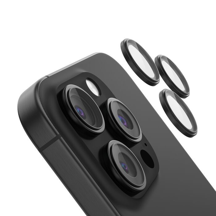Protezione per le lenti della fotocamera di iPhone 16 Pro e 16 Pro Max