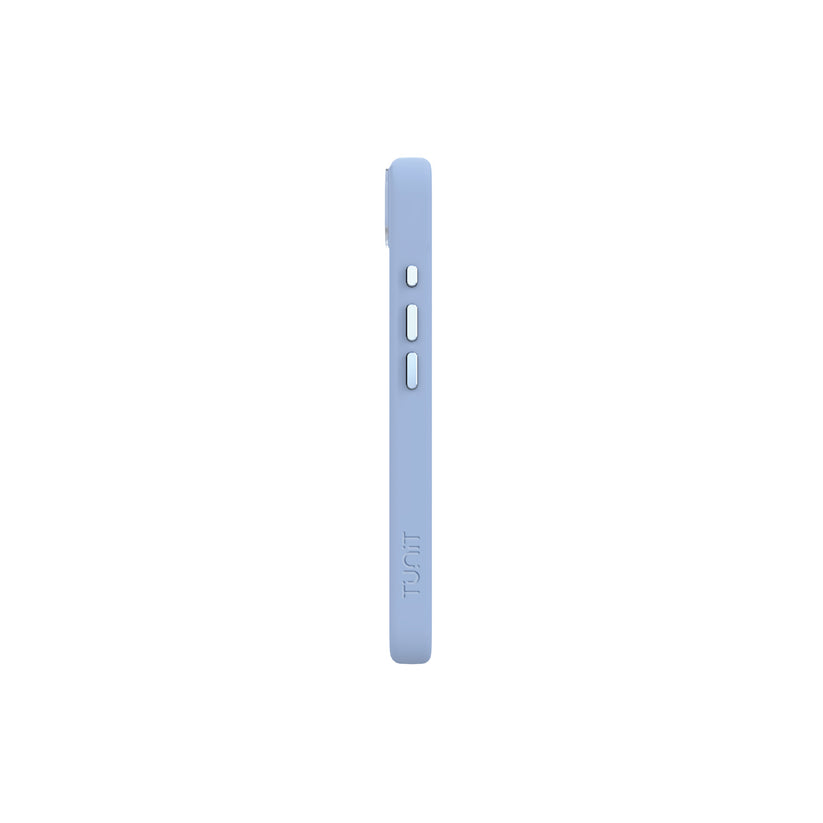 Cover in silicone compatibile MagSafe di Tunit per iPhone 16e - Azzurro
