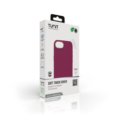Cover in silicone compatibile MagSafe di Tunit per iPhone 16e - Fucsia