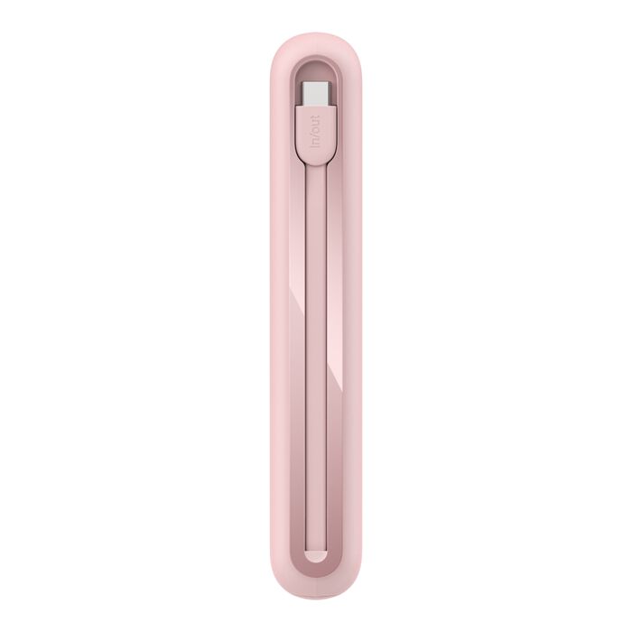 Belkin BoostCharge PowerBank 20K con cavo integrato USB-C rosa