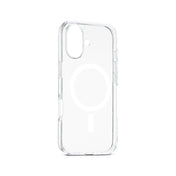 Custodia trasparente con magnete bianco per iPhone 17