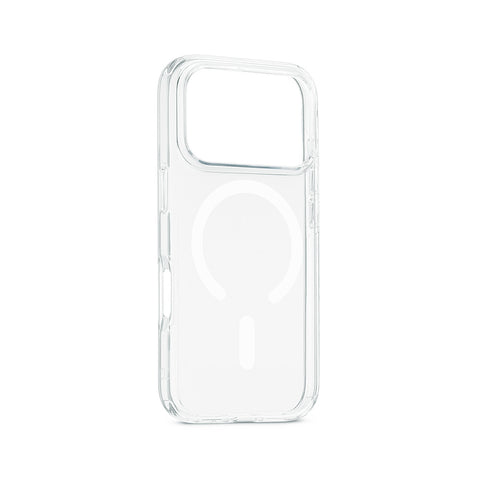 Custodia trasparente con magnete bianco per iPhone 17 Pro Max