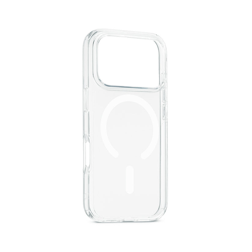 Custodia trasparente con magnete bianco per iPhone 17 Pro Max