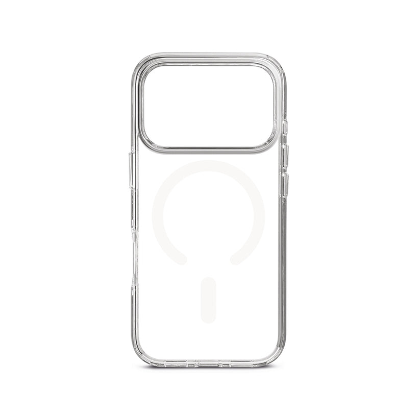 Custodia trasparente con magnete bianco per iPhone 17 Pro Max