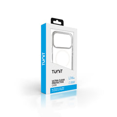 Custodia trasparente con magnete bianco per iPhone 17 Pro Max