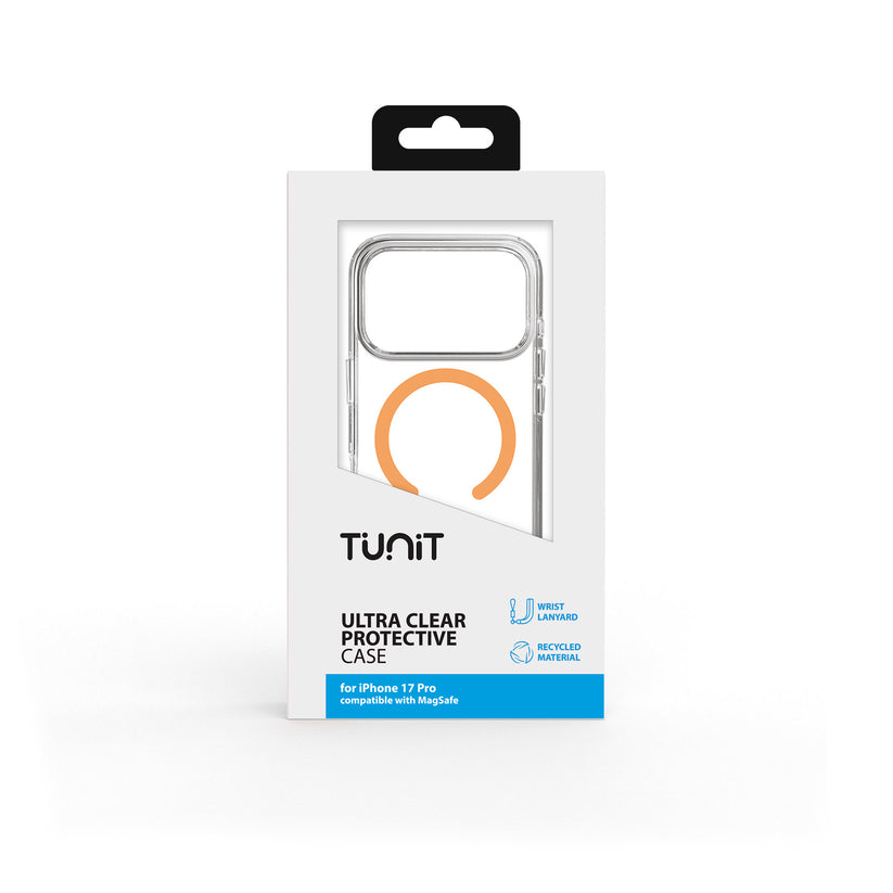 Custodia trasparente con magnete pesca per iPhone 17 Pro