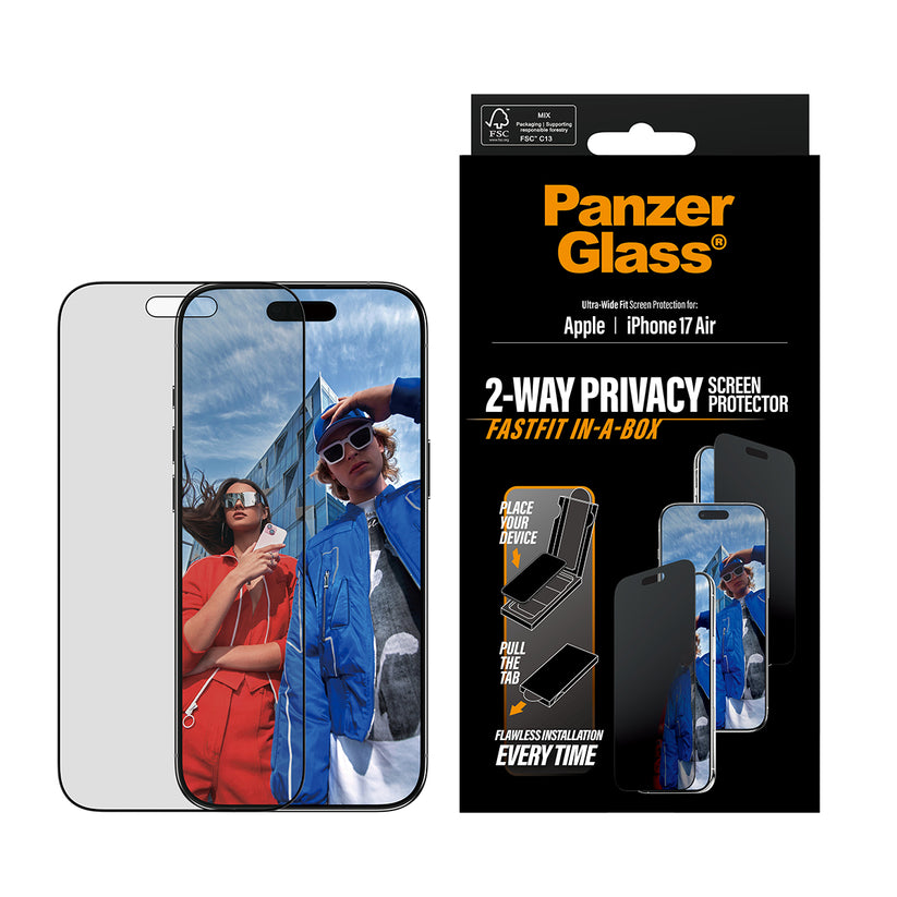 Vetrino protettivo PanzerGlass Privacy per iPhone Air