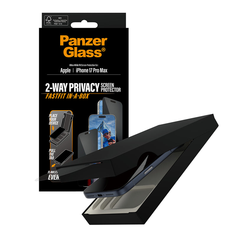 Vetrino protettivo PanzerGlass Privacy per iPhone 17 Pro Max