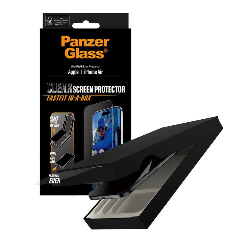 PanzerGlass Screen Protector Ultra-Wide Fit per iPhone Air