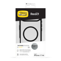 Cover OtterBox React Series per iPhone Air - Nero