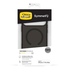 Custodia Symmetry Series Clear con MagSafe per iPhone 17 Pro Max - Nero