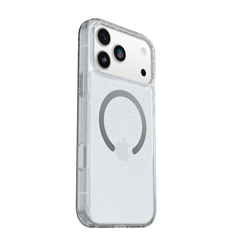Custodia Symmetry Series Clear con MagSafe per iPhone 17 Pro Max - Glitter