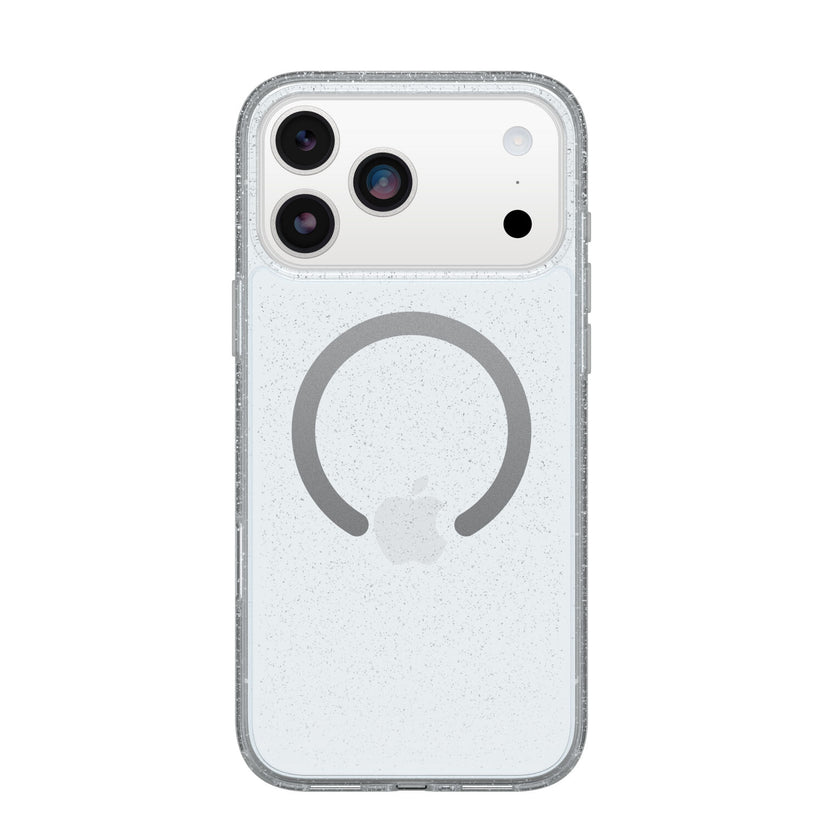 Custodia Symmetry Series Clear con MagSafe per iPhone 17 Pro Max - Glitter