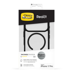 Cover OtterBox React Series per iPhone 17 Pro - Nero