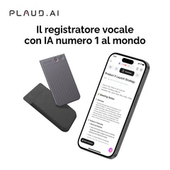 PLAUD NOTE Registratore Vocale IA di livello professionale