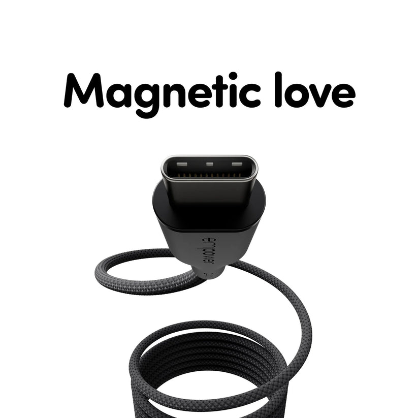 Cavo magnetico da USB-C a USB-C empower da 240 W - USB 2.0 - 1,5 m - Nero siderale