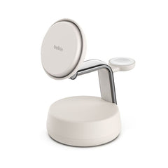 Dock di ricarica magnetica 3 in 1 con Qi2 da 25 W - Sabbia