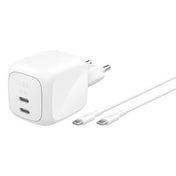 Doppio caricabatteria GaN USB-C da 67W con cavo USB-C - Belkin BoostCharge Pro