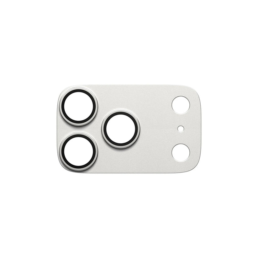 PanzerGlass Fender - Protezione per la fotocamera di iPhone 17 Pro argento