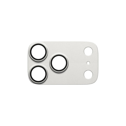 PanzerGlass Fender - Protezione per la fotocamera di iPhone 17 Pro argento