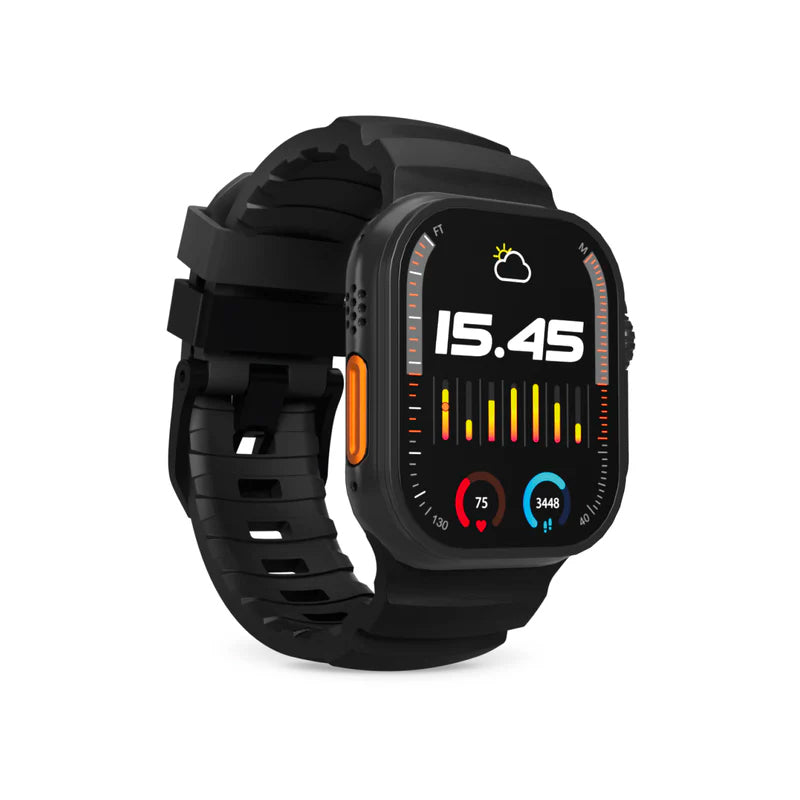 Cinturino Puro ARMOR per Apple Watch 44/45/46/49mm - Nero