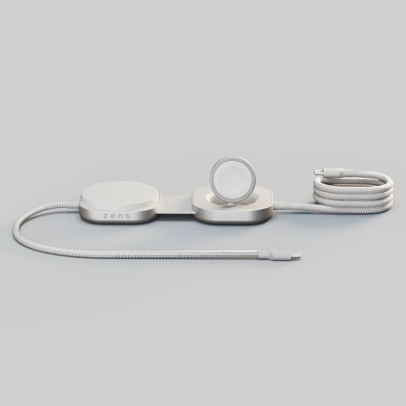 Zens Charging Cable Pro 3 con Qi2 + USB C-C + Apple Watch